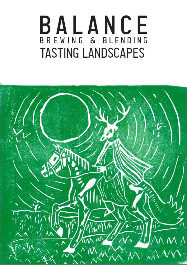 Campaign deliverables layout — zine spreads, Instagram content mockups, and printed label designs