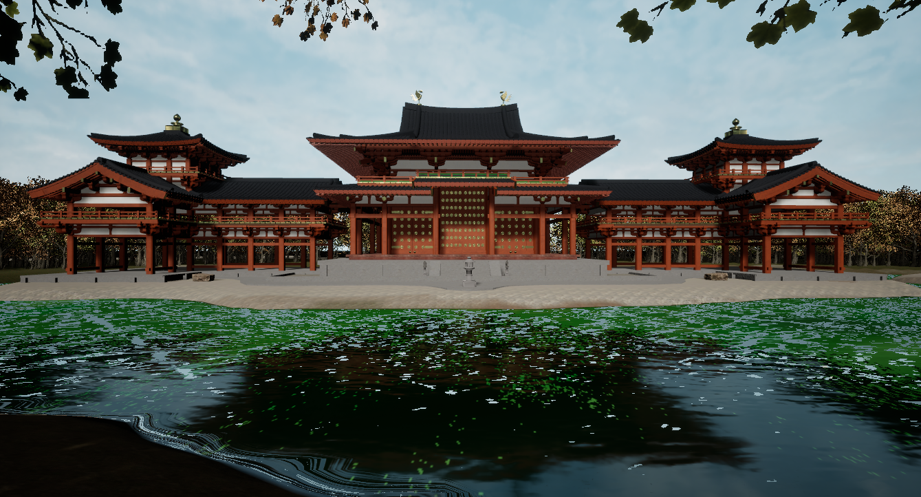 Byōdō-in Phoenix Hall final render