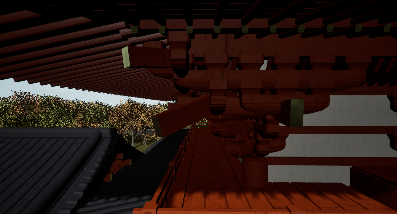 ByŌdŌ-in Phoenix Hall close-up render 4